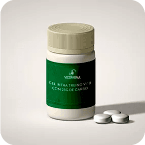 Gel intra treino V-10 com 25g de carbo