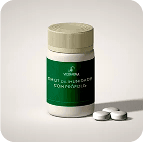Shot da imunidade com própolis